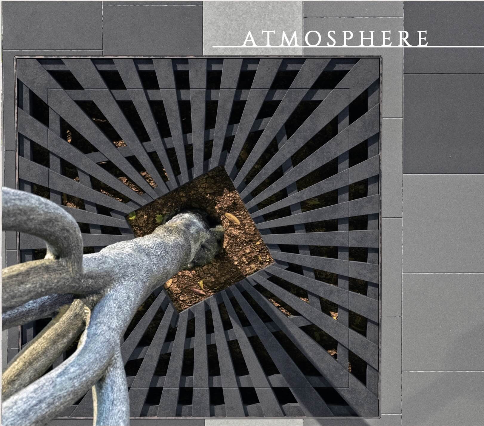 Приствольная решетка для дерева ZKING ATMOSPHERE 1.2х1.2м Черная в Чебоксарах фото