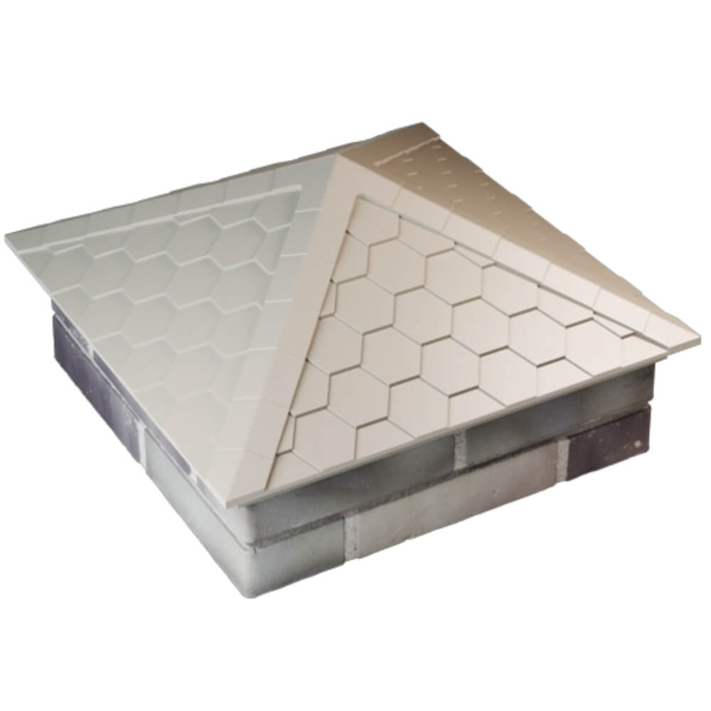 Колпак Zking Эверест Бежевый на столб 2х2 кирпича (535х535мм) Чебоксары фото