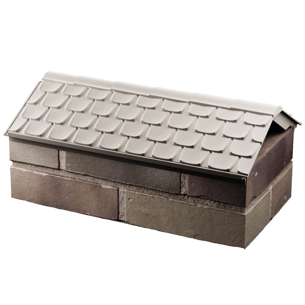 Парапет Zking Эльбрус Бежевый с посадкой на 1 кирпич (255мм) в Чебоксарах фото