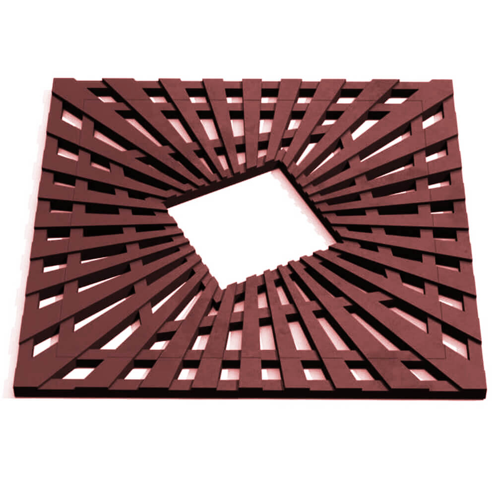 Приствольная решетка для дерева ZKING ATMOSPHERE 1.2х1.2м Коричневая Чебоксары фото