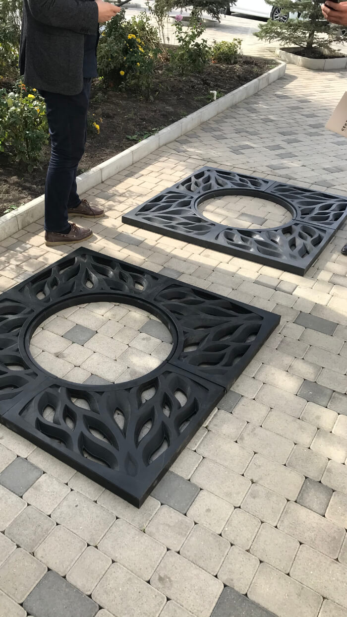 Приствольная решетка для дерева ZKING CRUST 1.2х1.2м Черная в Чебоксарах фото