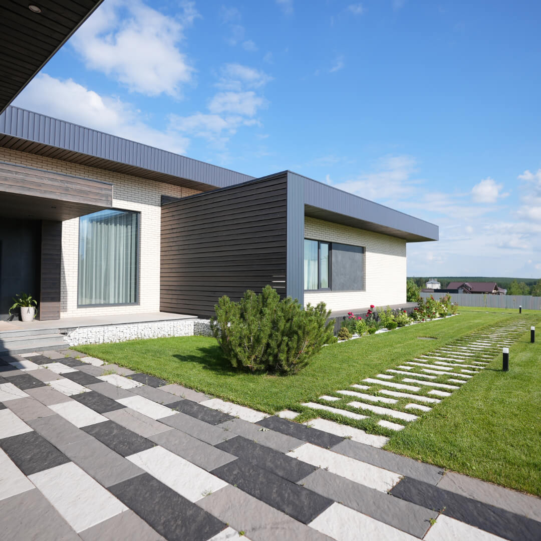 Шаговая плита STONE Черный Сланец 990х330х55мм в Чебоксарах фото