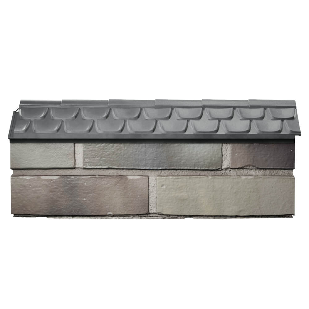 Парапет Zking Эльбрус Серый с посадкой на 0.5 кирпича (130мм) в Чебоксарах фото