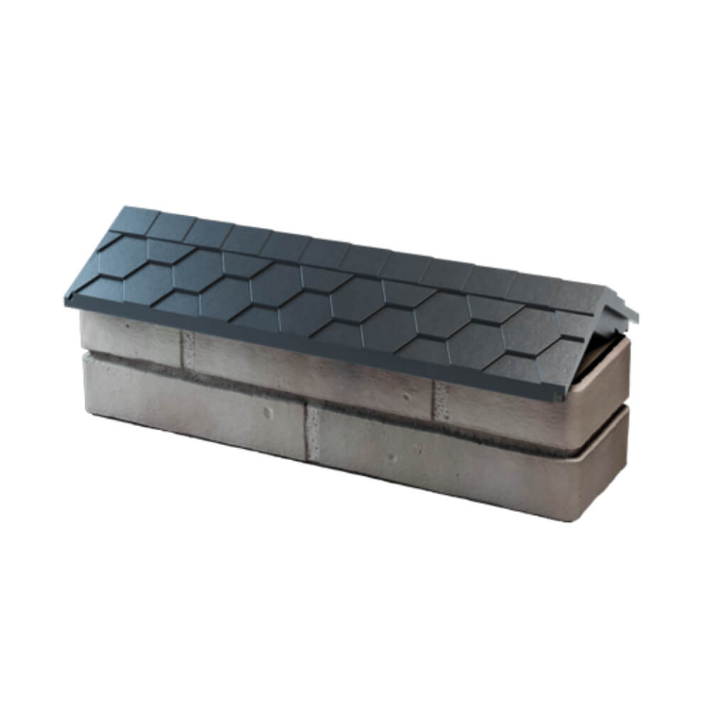 Парапет Zking Эверест Серый с посадкой на 0.5 кирпича (130мм) в Чебоксарах фото