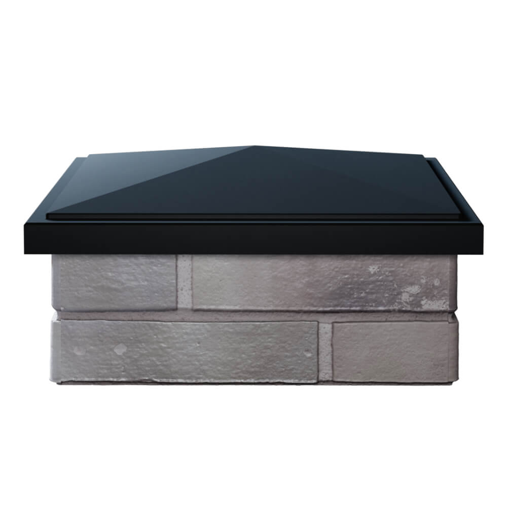 Колпак Zking БонаМоно Черный на столб 1.5х1.5 кирпича (385х385, 400х400мм) Чебоксары фото