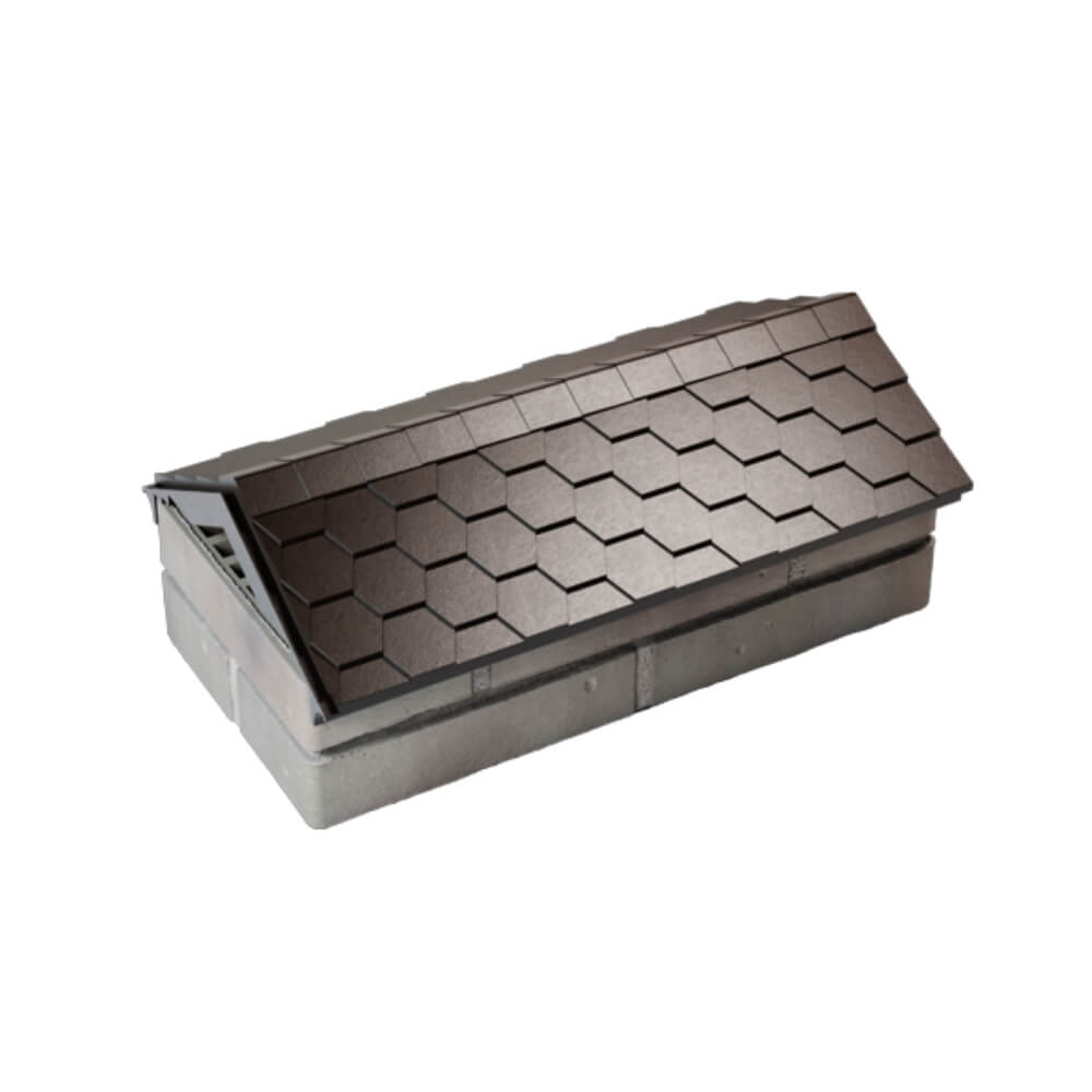 Парапет Zking Эверест Коричневый с посадкой на 1 кирпич (200/225/255мм) в Чебоксарах фото