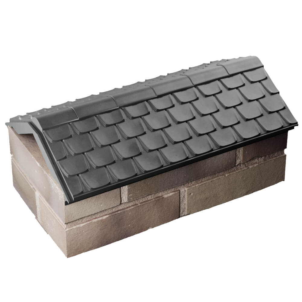 Парапет Zking Эльбрус Серый с посадкой на 1 кирпич (255мм) в Чебоксарах фото