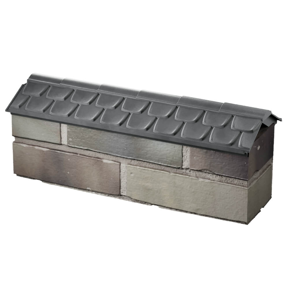 Парапет Zking Эльбрус Серый с посадкой на 0.5 кирпича (130мм) в Чебоксарах фото