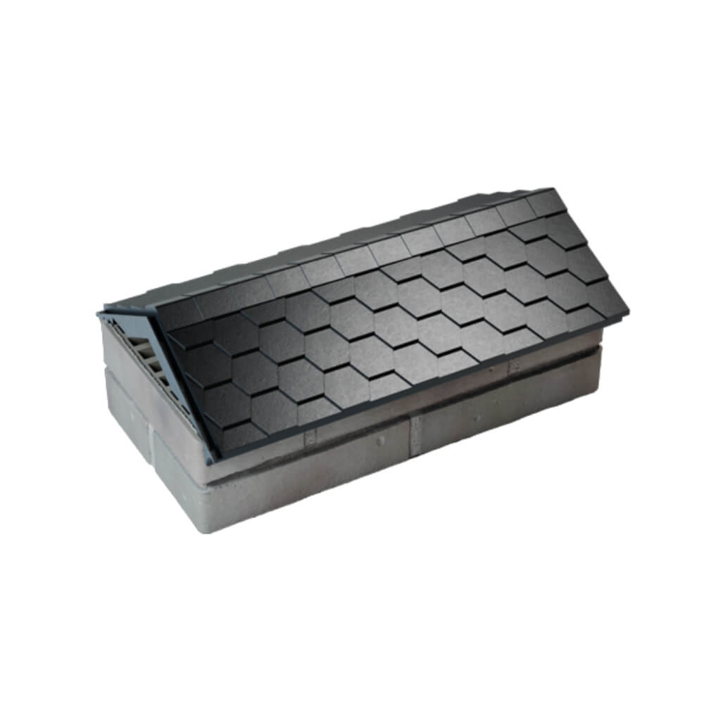 Парапет Zking Эверест Черный с посадкой на 1 кирпич (200/225/255мм) в Чебоксарах фото