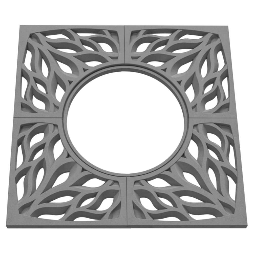 Приствольная решетка для дерева ZKING CRUST 1.2х1.2м Серая в Чебоксарах фото