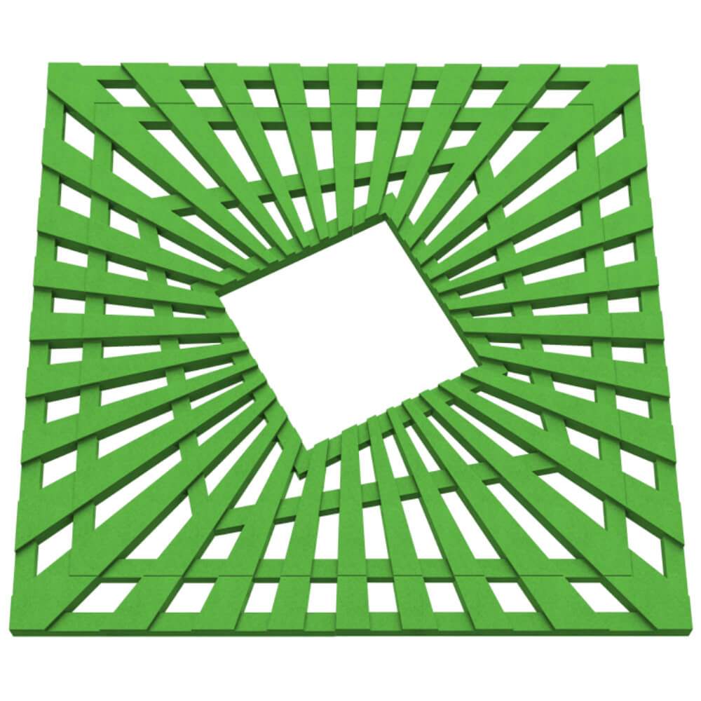 Приствольная решетка для дерева ZKING ATMOSPHERE 1.2х1.2м Зеленая в Чебоксарах фото