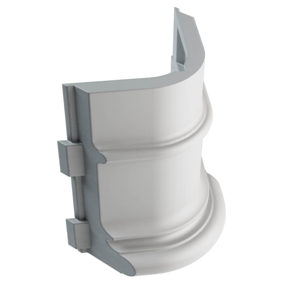 Подступенок угловой Verona 110х140х30мм Мраморный