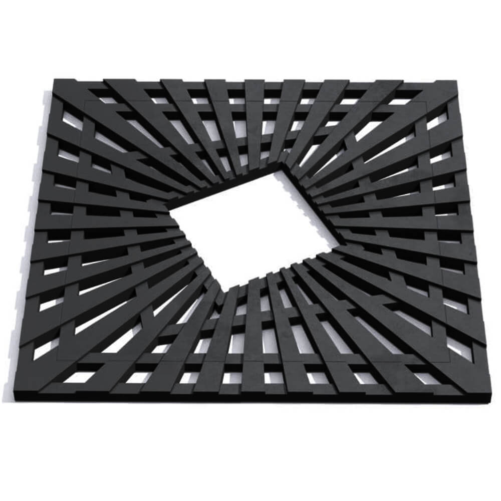 Приствольная решетка для дерева ZKING ATMOSPHERE 1.2х1.2м Черная Чебоксары фото