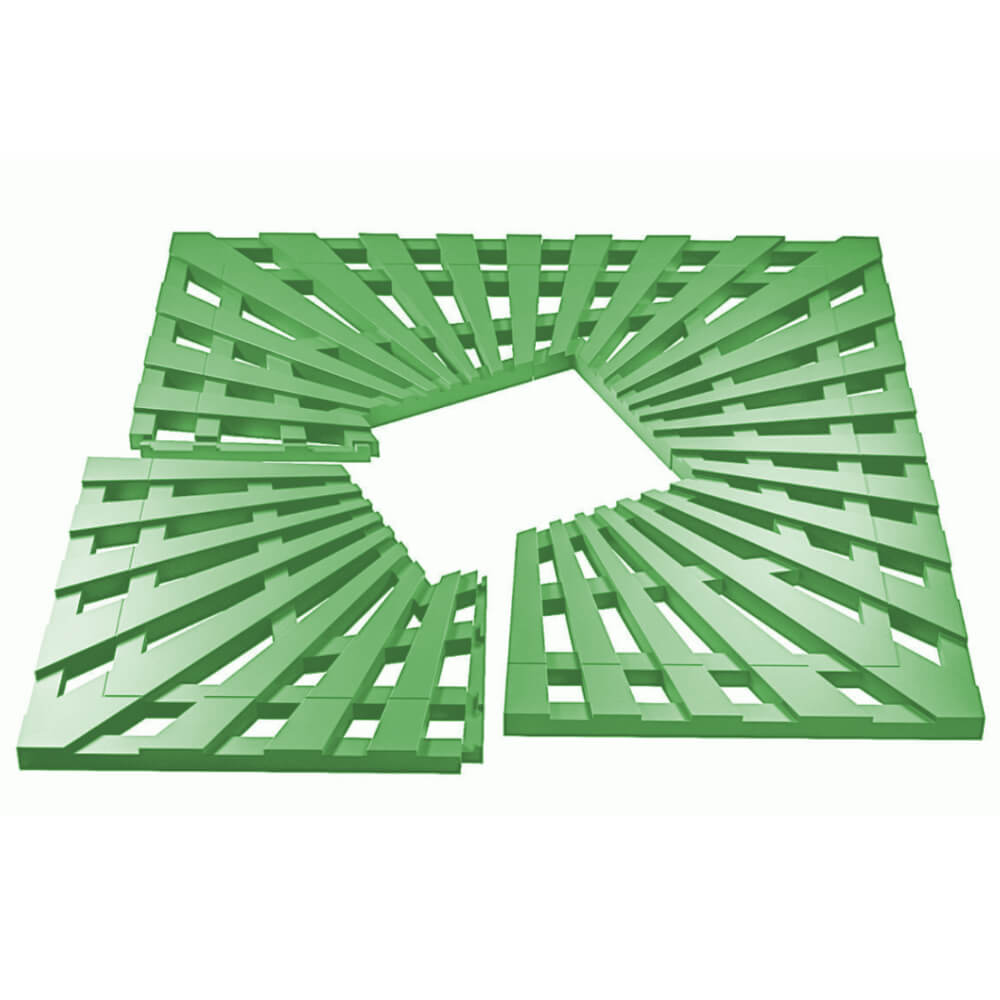 Приствольная решетка для дерева ZKING ATMOSPHERE 1.2х1.2м Зеленая в Чебоксарах фото