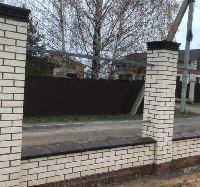 Колпак Zking Бона ХайТек Коричневый на столб 1.5х1.5 кирпича (385х385мм) в Чебоксарах фото