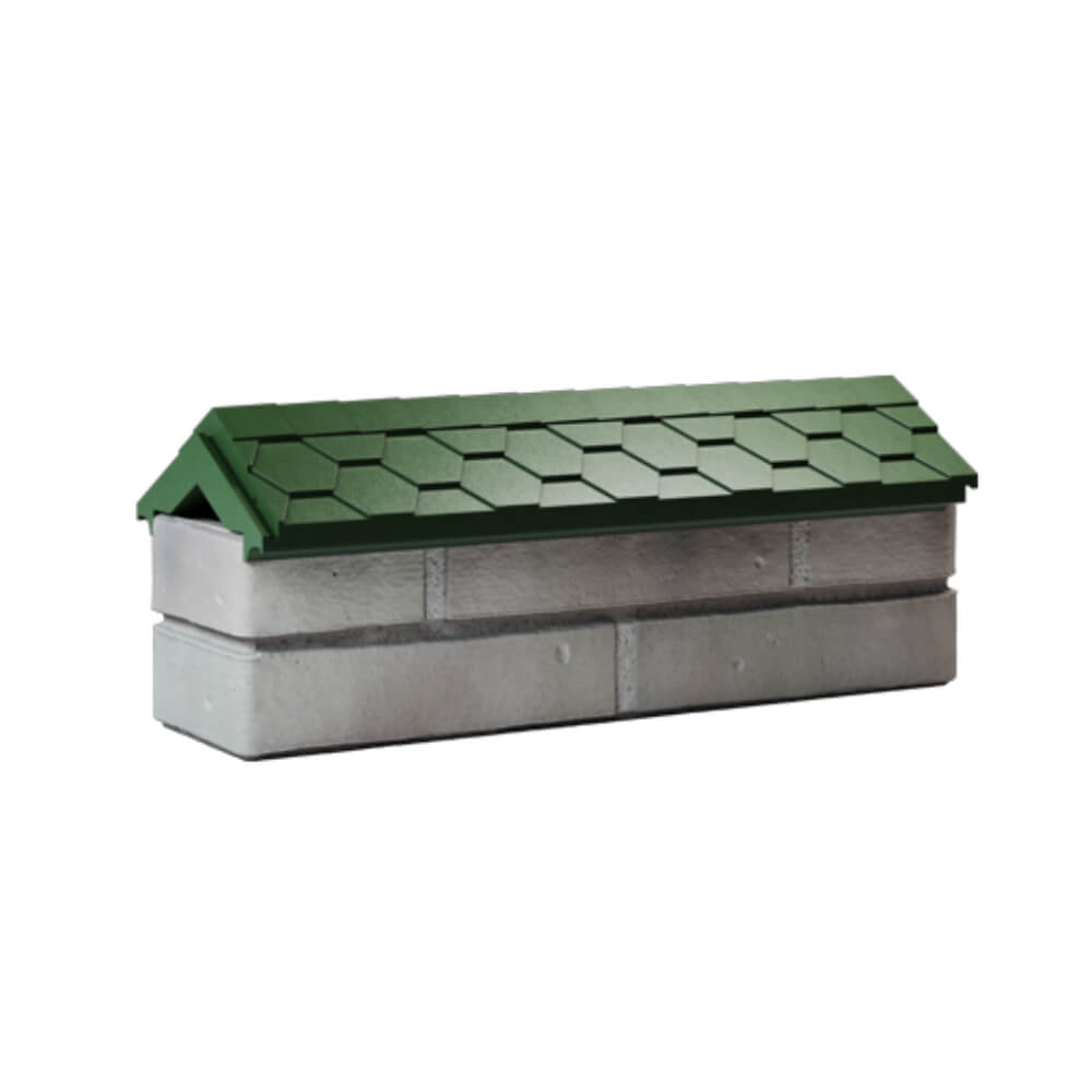 Парапет Zking Эверест Зеленый с посадкой на 0.5 кирпича (130мм) Чебоксары фото