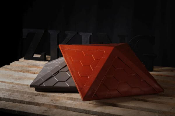 Колпак Zking Эверест Красный на столб 1.5х1.5 кирпича (390х390мм) в Чебоксарах фото