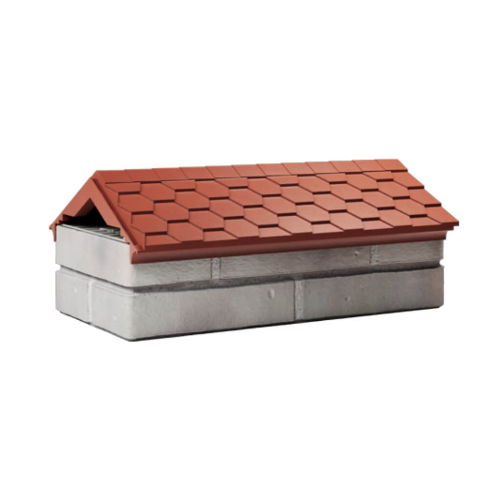 Парапет Zking Эверест Красный с посадкой на 1 кирпич (200/225/255мм) Чебоксары фото