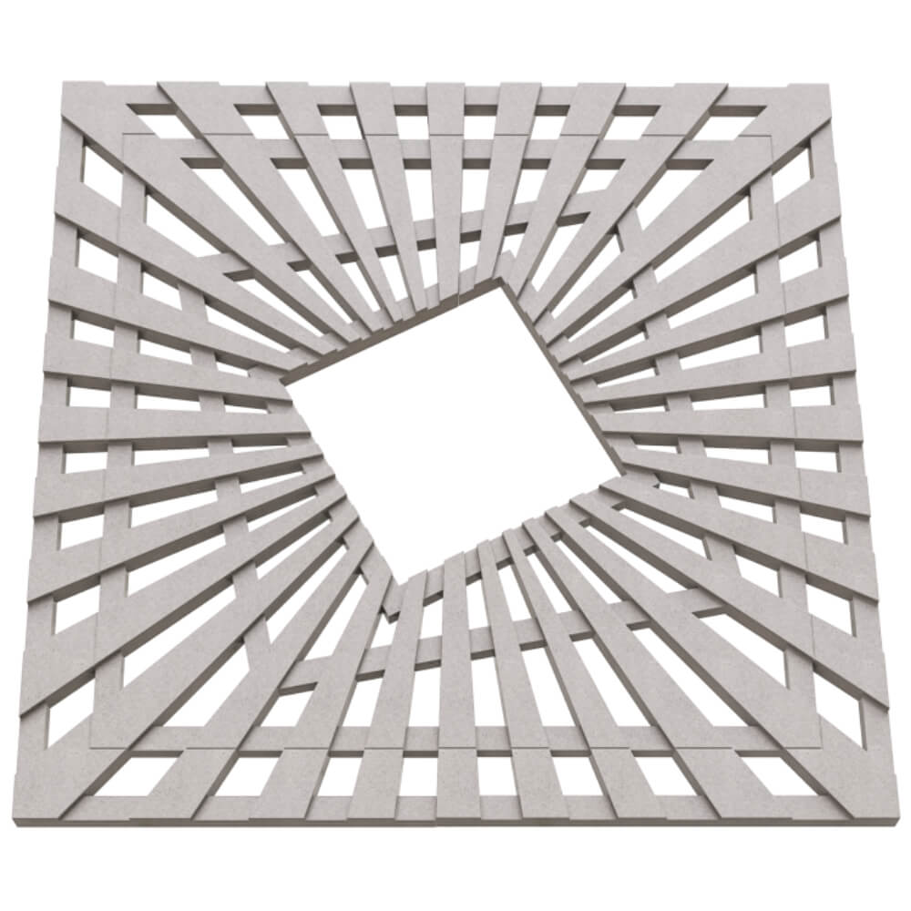 Приствольная решетка для дерева ZKING ATMOSPHERE 1.2х1.2м Бежевая в Чебоксарах фото