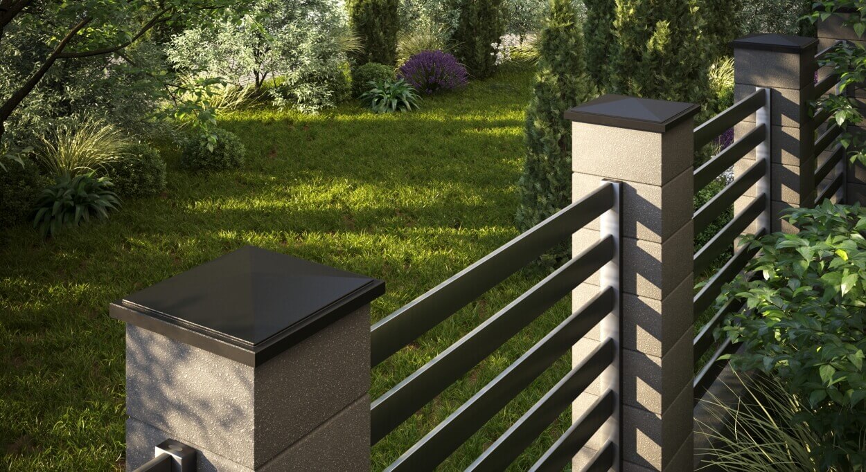 Колпак Zking БонаМоно Коричневый на столб 1.5х1.5 кирпича (385х385, 400х400мм) в Чебоксарах фото