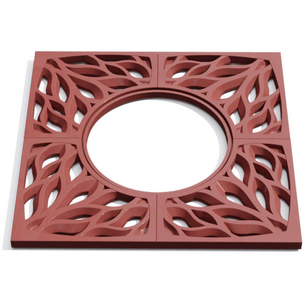 Приствольная решетка для дерева ZKING CRUST 1.2х1.2м Красная Чебоксары фото