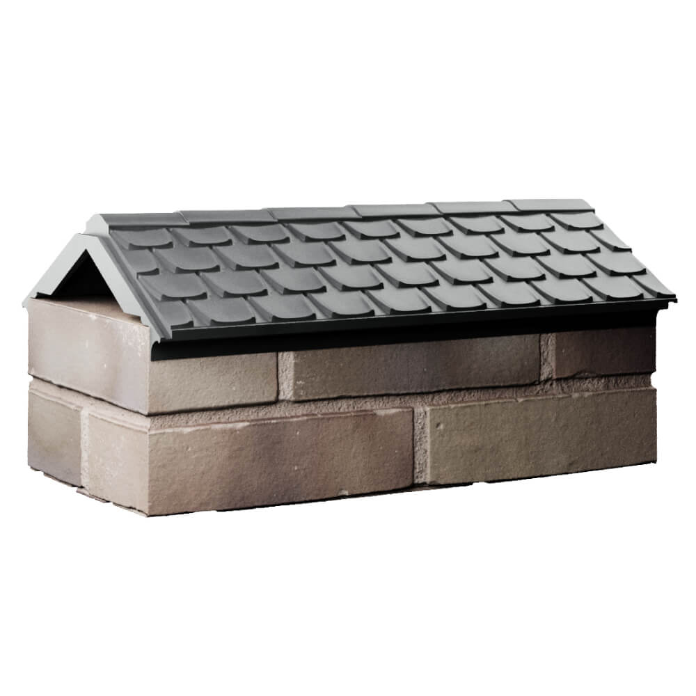 Парапет Zking Эльбрус Серый с посадкой на 1 кирпич (255мм) Чебоксары фото