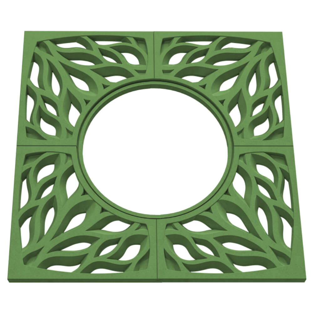 Приствольная решетка для дерева ZKING CRUST 1.2х1.2м Зеленая в Чебоксарах фото