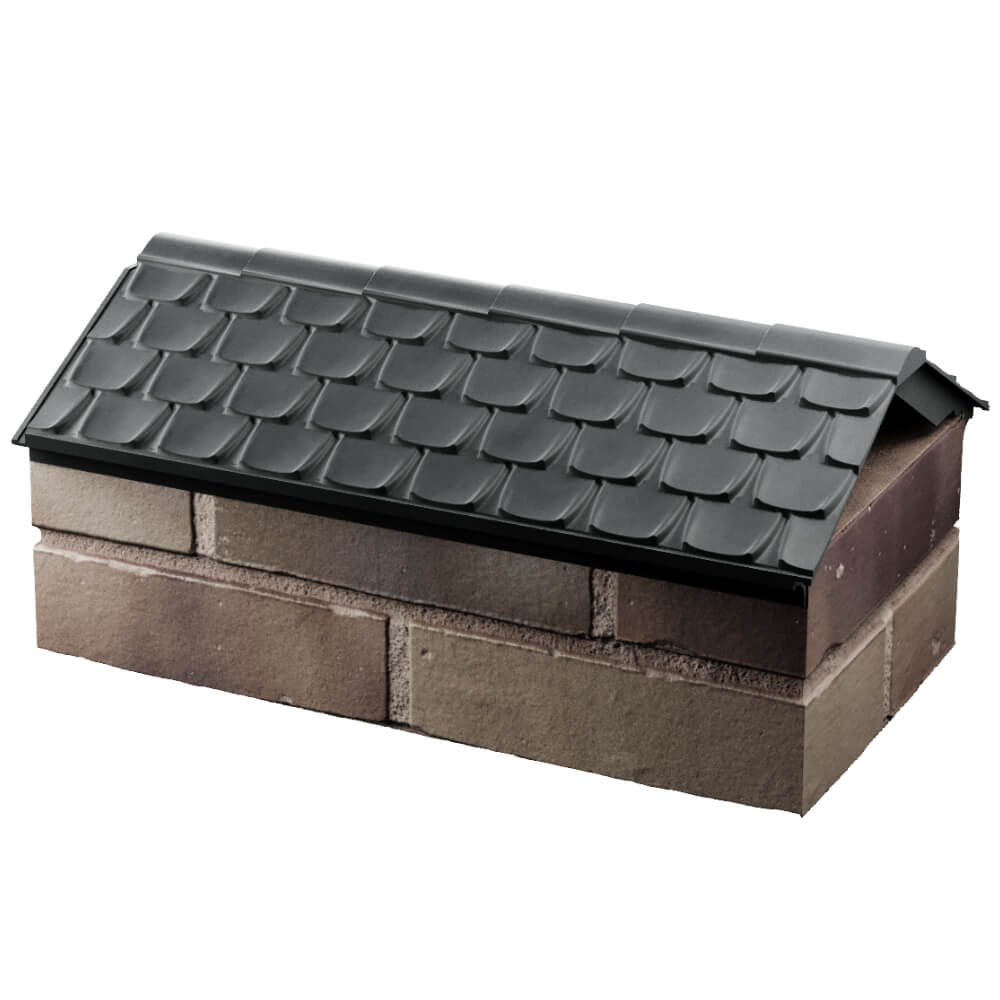 Парапет Zking Эльбрус Серый с посадкой на 1 кирпич (255мм) в Чебоксарах фото