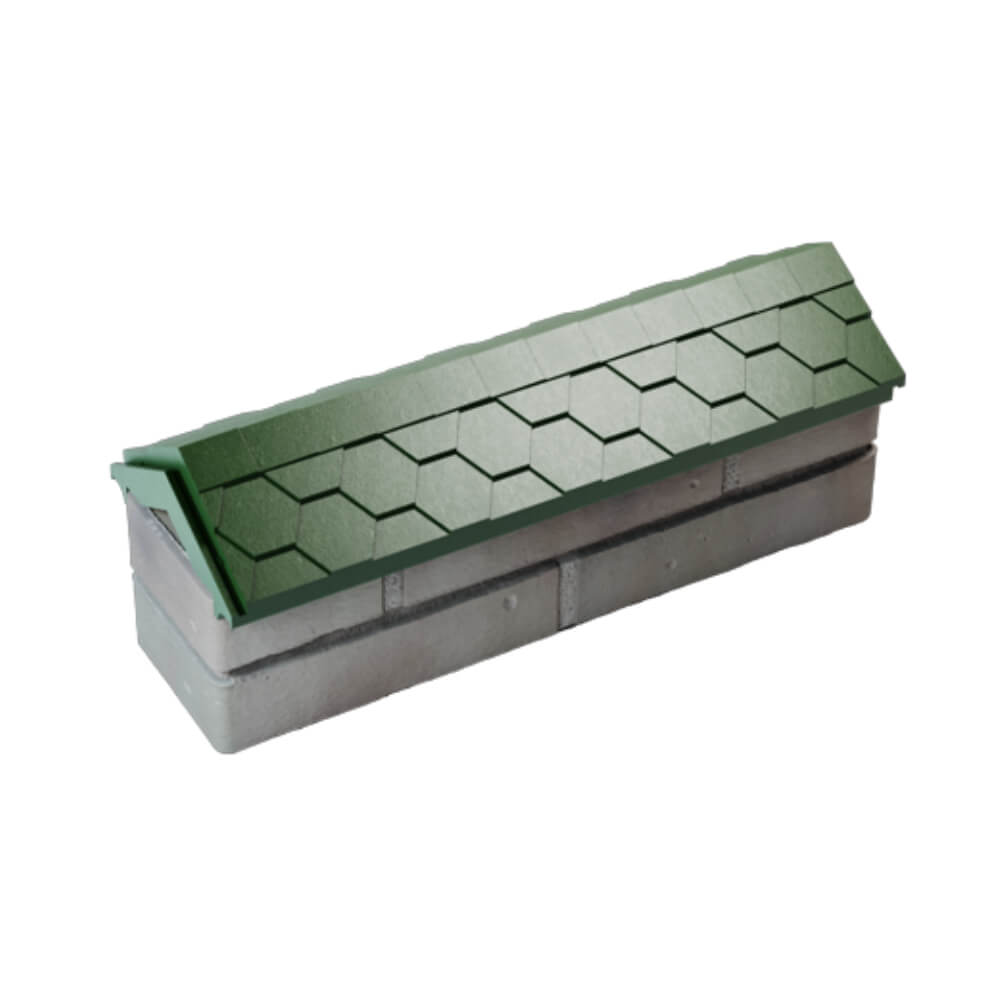 Парапет Zking Эверест Зеленый с посадкой на 0.5 кирпича (130мм) в Чебоксарах фото