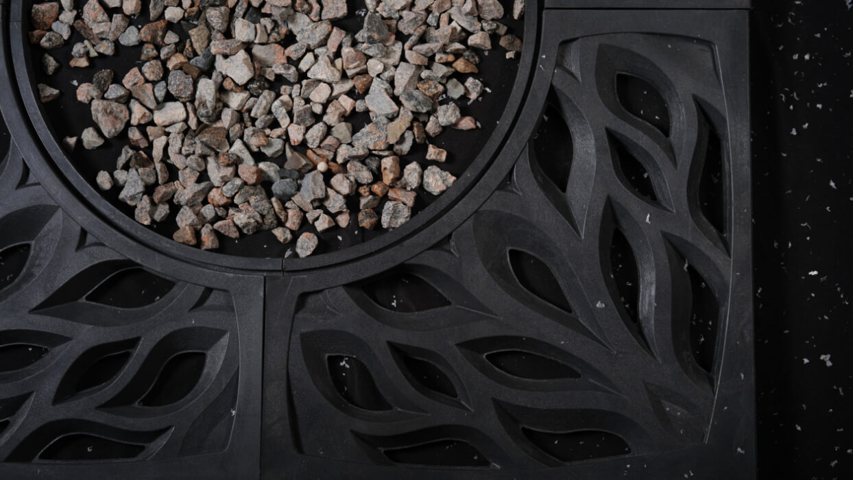 Приствольная решетка для дерева ZKING CRUST 1.2х1.2м Черная в Чебоксарах фото